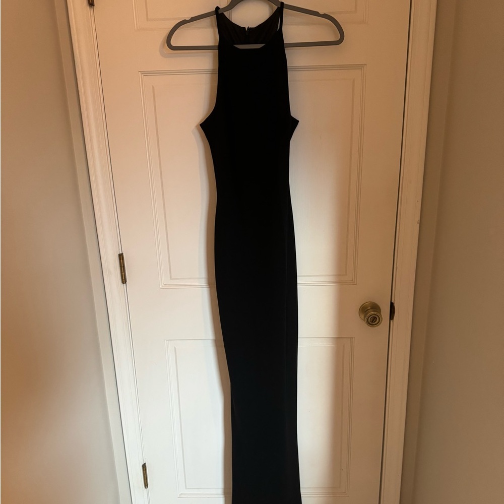 Black Calvin Klein gown size 6 - Picture 2 of 4
